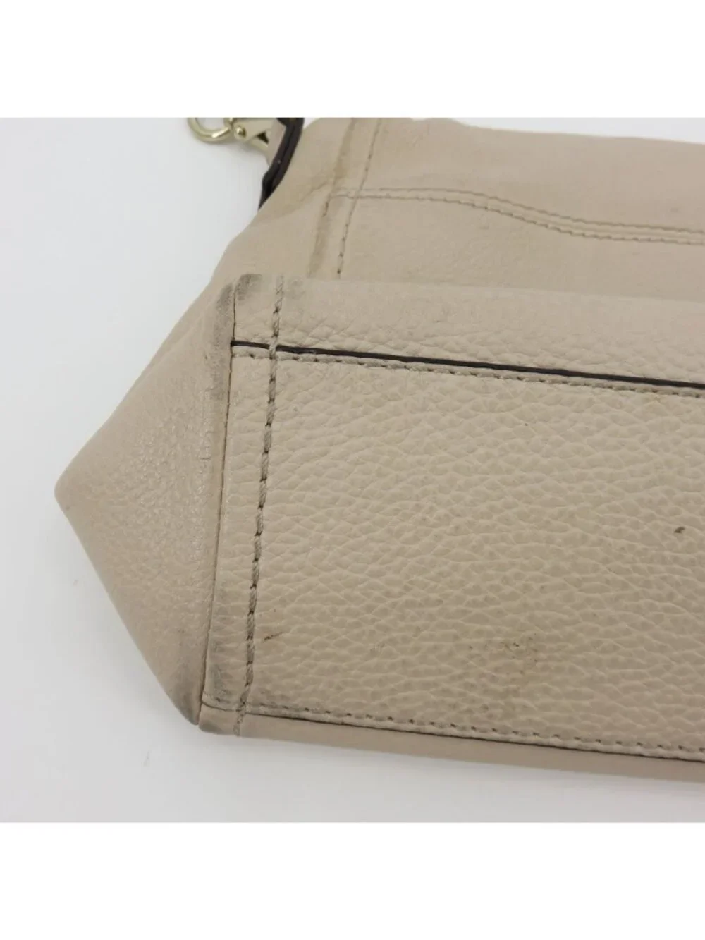 Kate Spade Cobble Hill Small Toddy Crossbody Handbag Purse Beige Pebbled Leather